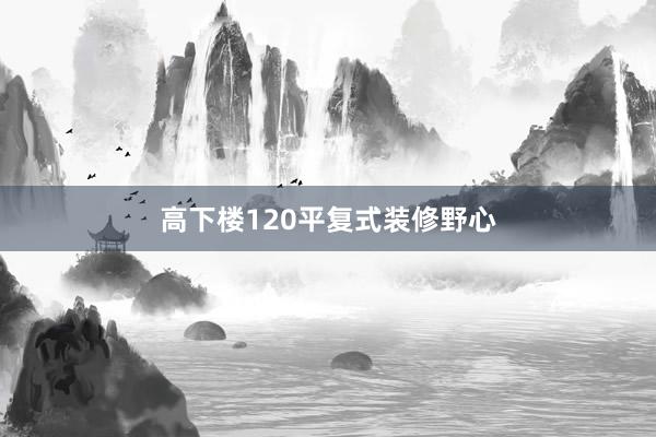 高下楼120平复式装修野心