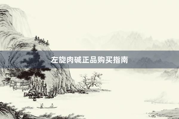 左旋肉碱正品购买指南